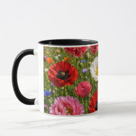 Florale Wilde Bloemen Mok, Botanische Koffiekop Mok
