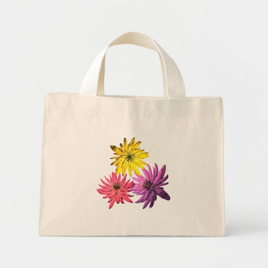 florale zak mini tote bag (Voorkant)