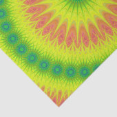 Florale zon tissuepapier (Detail)