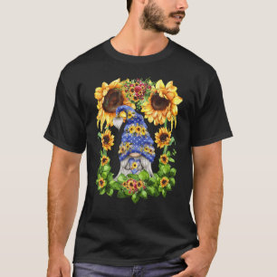 Florale zonnebloempit voor vrouwelijke luiers t-shirt