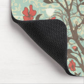 florale zwammen damask + vogelmousepad muismat (Hoek)