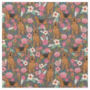  floralen bloederige hond donker stof