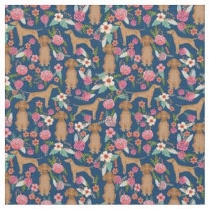 floralen floralen blauw stof