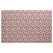  floralen roze stof (Fat Quarter)