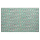 floralen turquoise - dradenfox stof (Yard (91,4 cm))