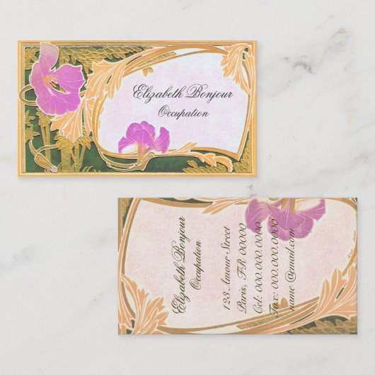 Floralen - Visitekaartje (Voorkant / Achterkant)