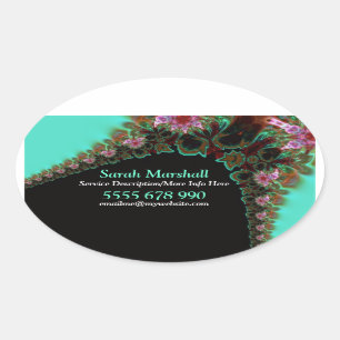 Floralia Lace Artistic Label Sticker