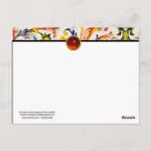 FLORALINE RENAISSANCE BLOEMENKRULLEN, BLOEMEN BRIEFKAART (Achterkant)