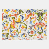 FLORALINE RENAISSANCE BLOEMENKRULLEN, BLOEMEN INPAKPAPIER VEL (Voorkant 3)