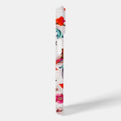 FLORALINE RENAISSANCE RODE BLOEMENKRULLEN, BLOEMEN Case-Mate iPhone CASE (Achterkant / Rechts)