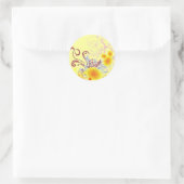 FloralMix afdichtingen Ronde Sticker (Tas)