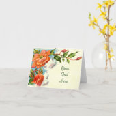 Florals 2 - voeg Jouw tekst toe Kaart (Gele Bloem)