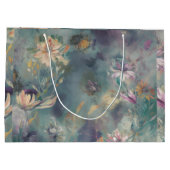 Florals Achtergrond Textuur Groot Cadeauzakje (Achterkant)