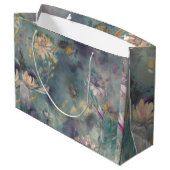 Florals Achtergrond Textuur Groot Cadeauzakje (Achterkant Gekanteld)