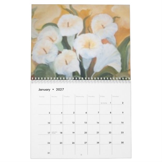 FLORALS-agenda Kalender (Jan 2027)