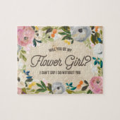  Florals | Bloemenmeisje Puzzle Legpuzzel (Horizontaal)