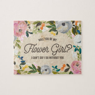  Florals   Bloemenmeisje Puzzle Legpuzzel