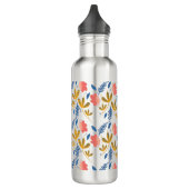 Florals Blue Coral Pink Greenery Waterfles (Links)
