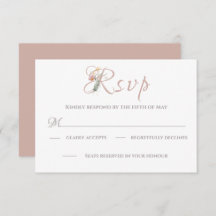 Florals Blush Pink Foliage Waterverf Elegant