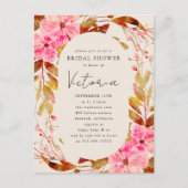  Florals Bridal Shower Briefkaart (Voorkant)