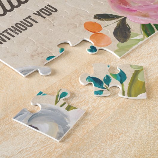  Florals | Bridesmaid Puzzle Legpuzzel (Zijkant)