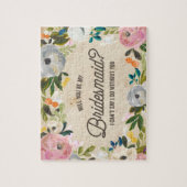  Florals | Bridesmaid Puzzle Legpuzzel (Verticaal)