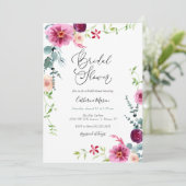 Florals Brunch en Bubble Vrijgezellenfeest I Kaart (Staand voorkant)