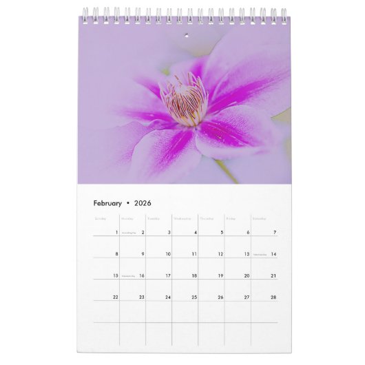 Florals Calendar Kalender (Feb 2026)