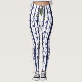 Florals en Stripes Leggings (Voorkant)
