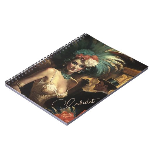 Florals en veren notitieboek (Linkerzijde)