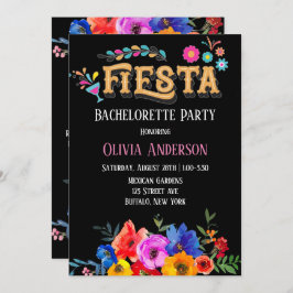 Florals Fiesta Bachelorette Kaart