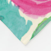 Florals Fleece Blanket Deken (Hoek)