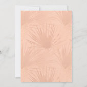 Florals Foto van de Modern Bohemian Chic Boho Wate Save The Date (Achterkant)