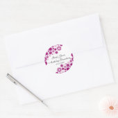  Florals Fuchsia Stickers (Envelop)