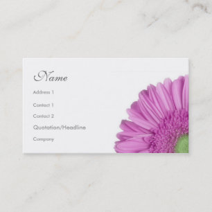 Florals - Gerbera Daisy Visitekaartje
