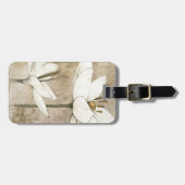 Florals getekend door Potlood Bagagelabel (Voorkant horizontaal)