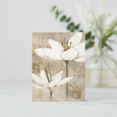 Florals getekend door Potlood Briefkaart (Staand voorkant)