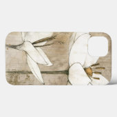 Florals getekend door Potlood Case-Mate iPhone Case (Achterkant (horizontaal))