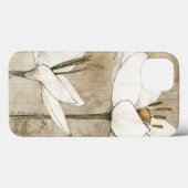 Florals getekend door Potlood Case-Mate iPhone Case (Achterkant (horizontaal))