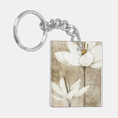 Florals getekend door Potlood Sleutelhanger (Voorkant Links)