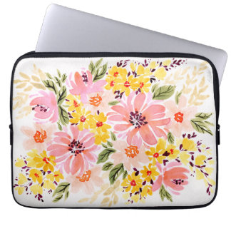 Florals - Hoesje van de lenteslag van de Bouquet-l Laptop Sleeve