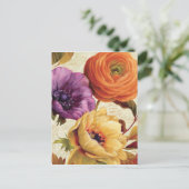 Florals in het volste blok briefkaart (Staand voorkant)