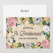  Florals | Junior Bridesmaid Kaart (Voorkant / Achterkant)