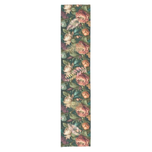  Florals Korte Tafelloper (Voorkant)