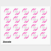  Florals Magenta Stickers (Vel)