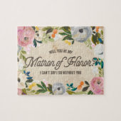 Florals | Matron van Honor Puzzle Legpuzzel (Horizontaal)