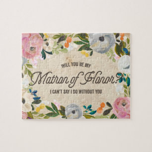  Florals   Matron van Honor Puzzle Legpuzzel