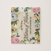  Florals | Matron van Honor Puzzle Legpuzzel (Verticaal)