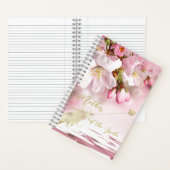 Florals Moeder van Bride Gepersonaliseerd Notitieboek (Binnen)