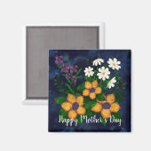 Florals Moederdag van de moderne kleurrijke Waterv Magneet (Voorkant / Achterkant)